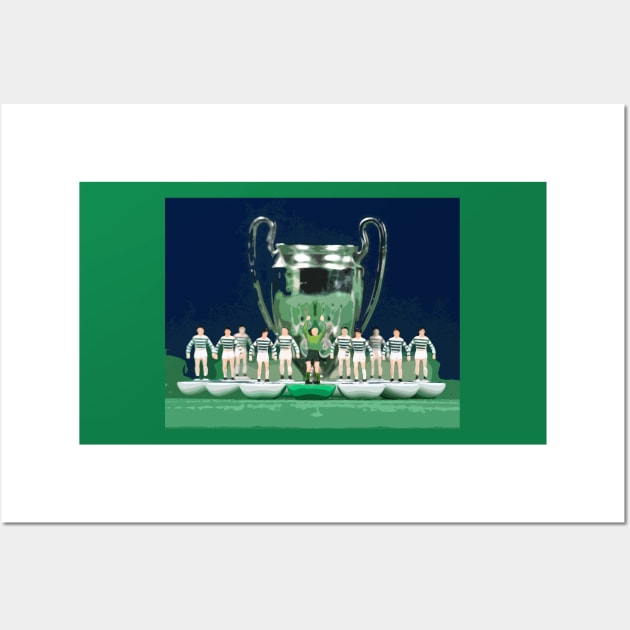 Lisbon Lions Subbuteo Celtic 67 Wall Art by vancey73